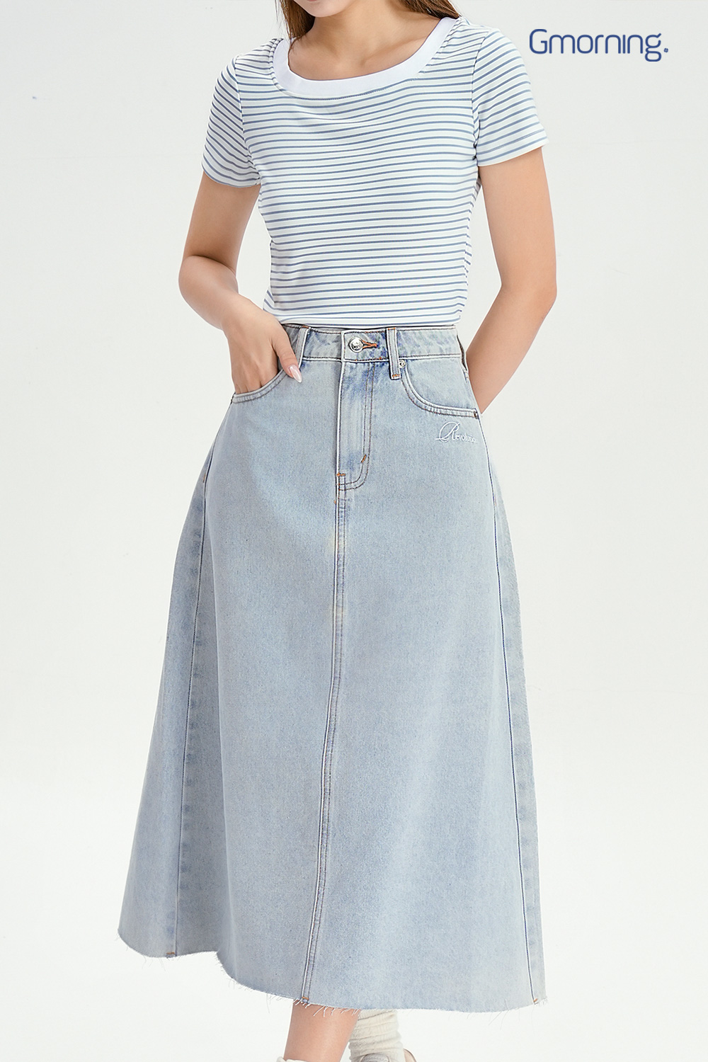 Chân váy denim