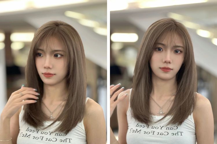 toc thang mai thua cho nang mat tron vuong