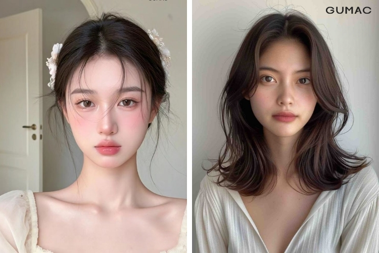 nhung mau toc danh cho cac ban nu khuon mat trai xoan