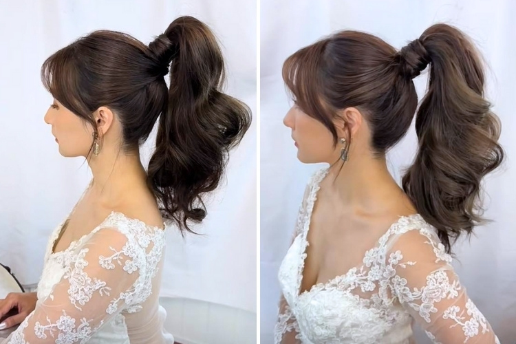 kieu cho toc di tiec