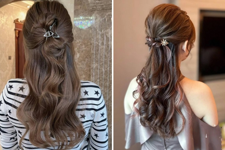 kieu toc uon di du tiec