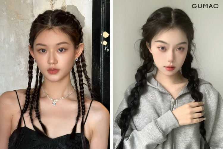 nhung mau toc tet 2 ben ca tinh