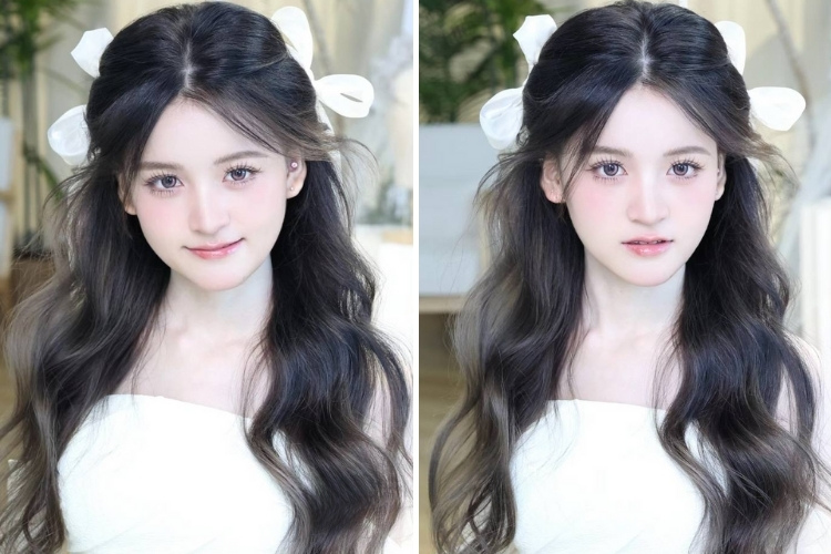 buoc toc nua dau du tiec