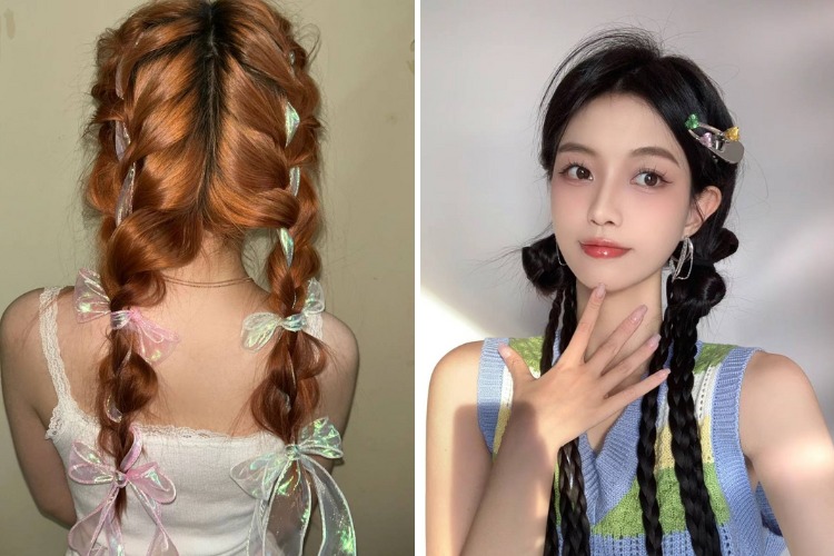 kieu toc that dep di du tiec