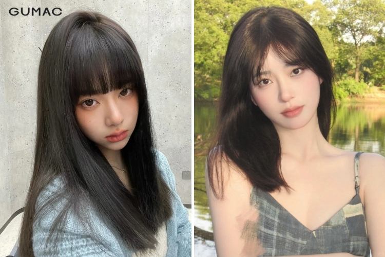 toc ngan ngang vai uon cup mai lech