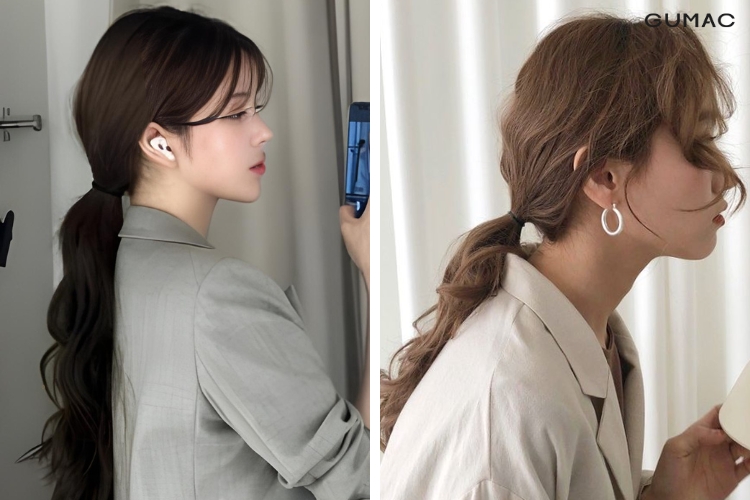 cac mau buot toc thap cho nu mac vest