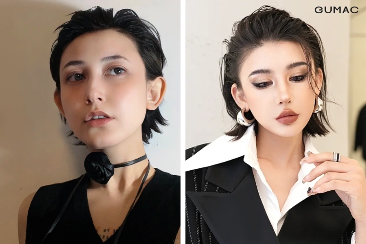 kieu toc vuot nguoc ve sau danh cho nu