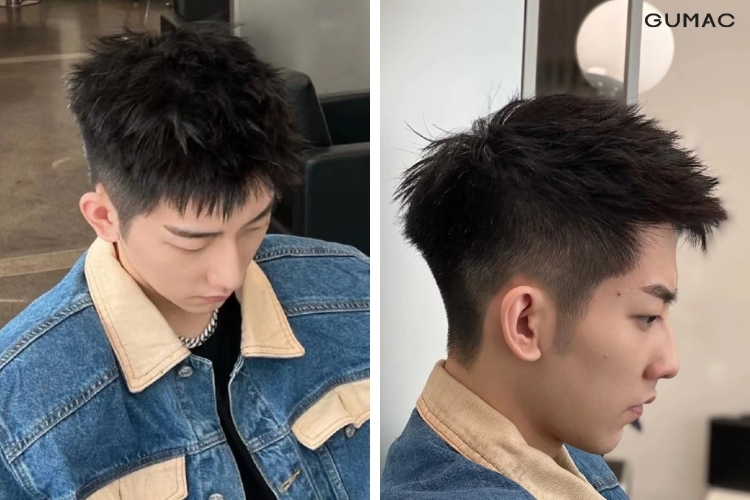 cac mau toc french crop tia gon