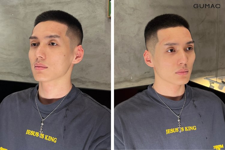 kieu toc nam ngan chat dai 3 phan gon gang