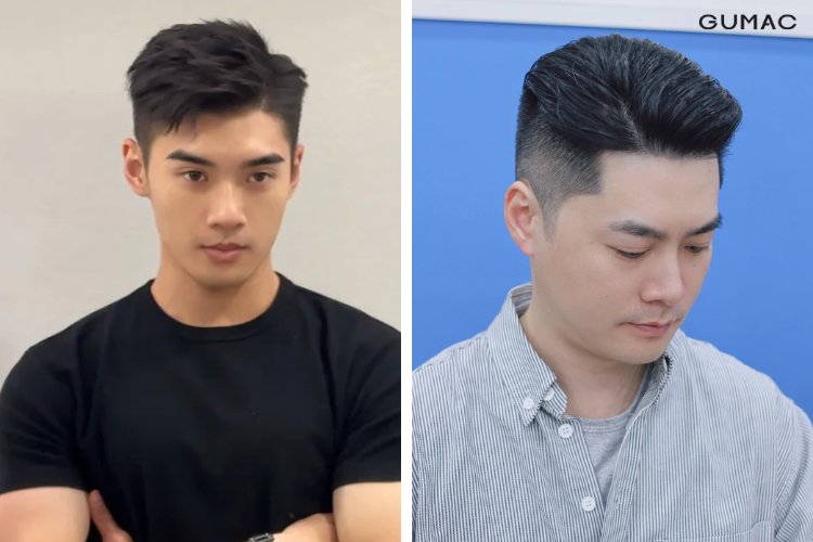 kieu toc ngan cho nam side part chuan dep