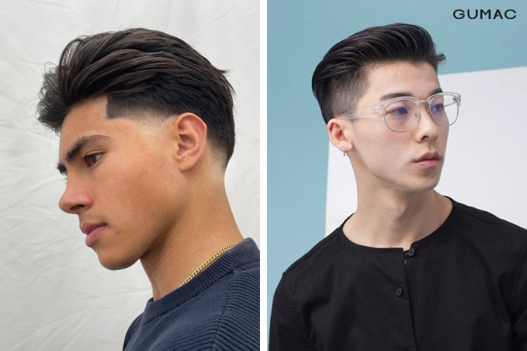 kieu toc slicked back ngan nam tinh