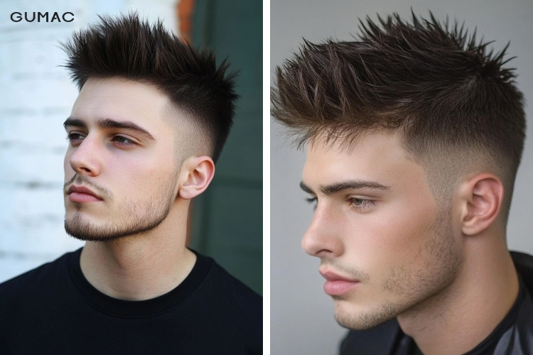 kieu toc spiky nam dep