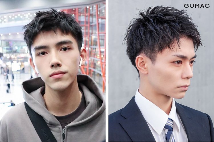 short fringe kieu toc ngan mua he cho nam mat me