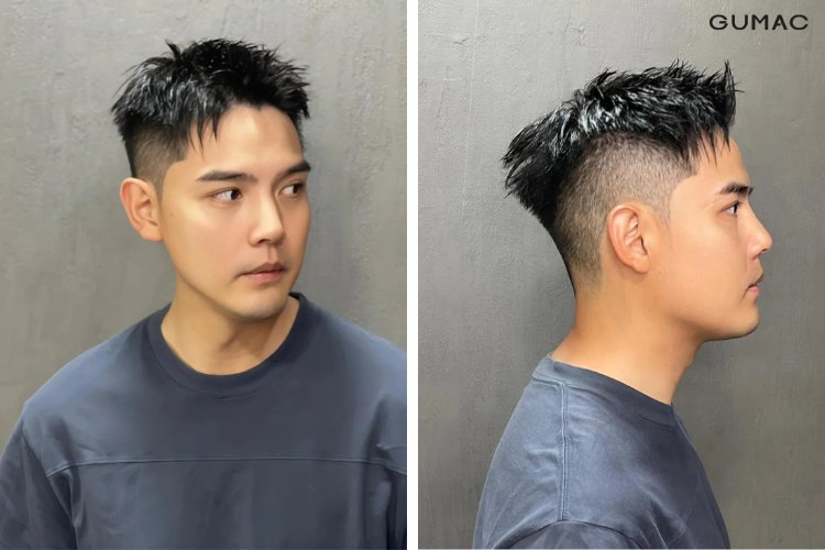 textured top kieu toc cuc hot trong nam