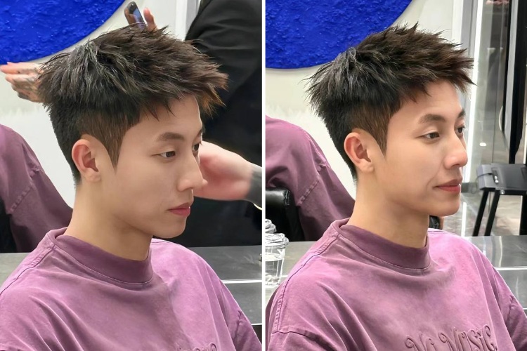 toc ngan nam kieu buzz style