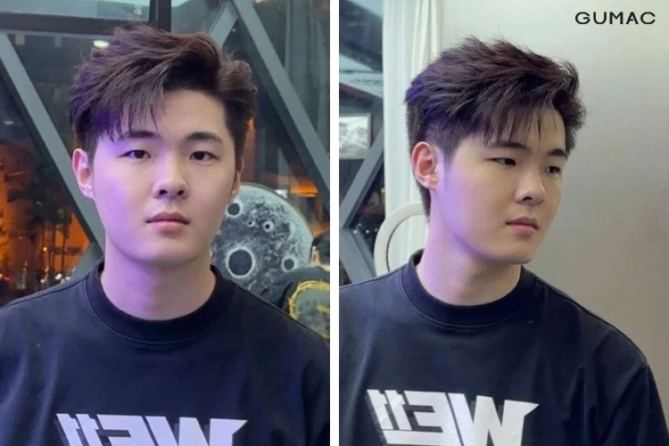 kieu toc mai xeo phong cach han quoc