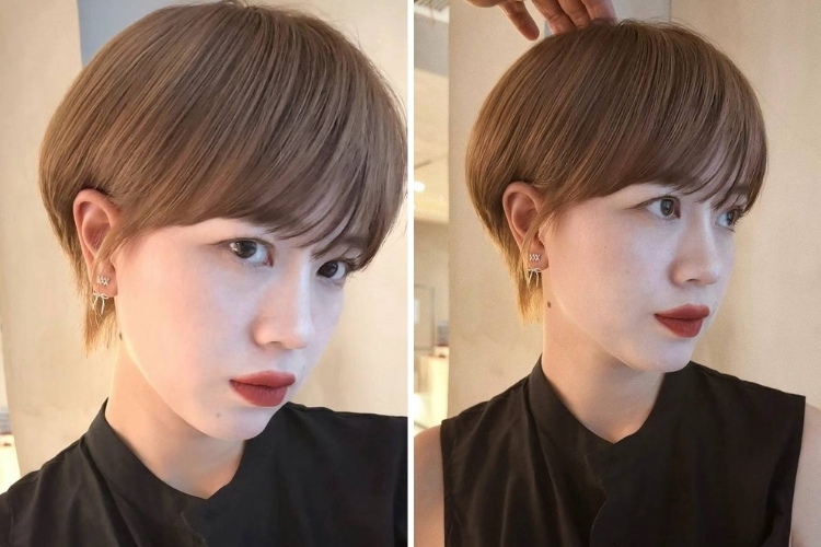 toc tem ngan nu nhuom mau