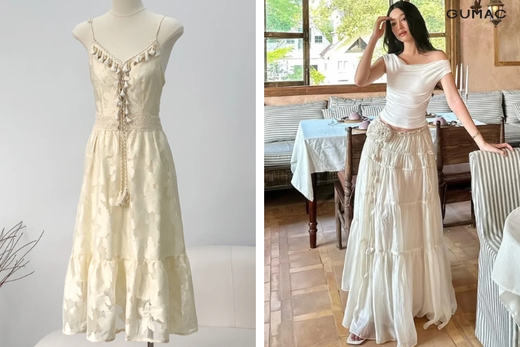 Cách ăn mặc đẹp nơi công sở với váy boho