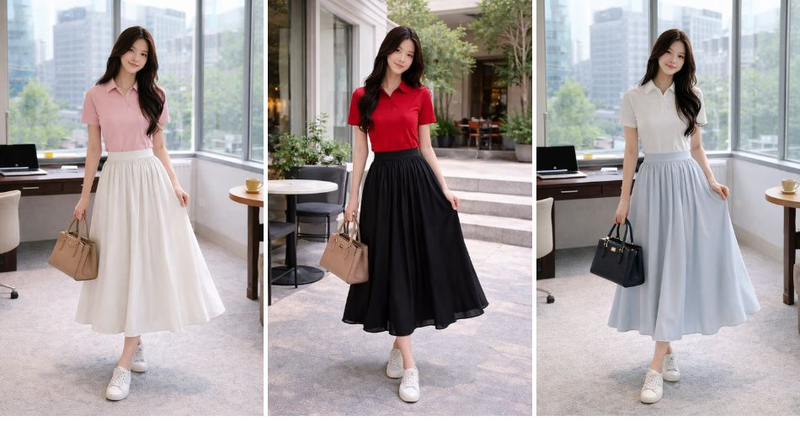 Vẻ đẹp trẻ trung, khỏe khoắn chính là điểm nhấn nổi bật của công thức mix-match này