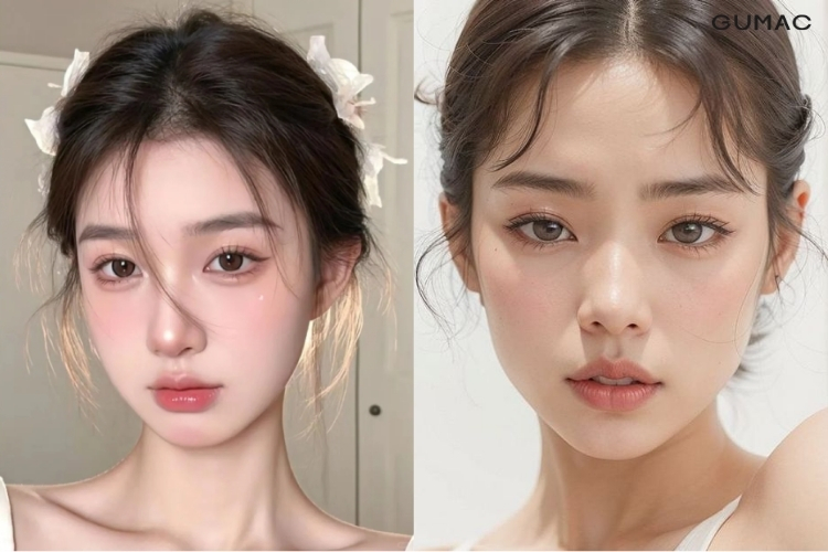 Make up tone hồng dễ thương