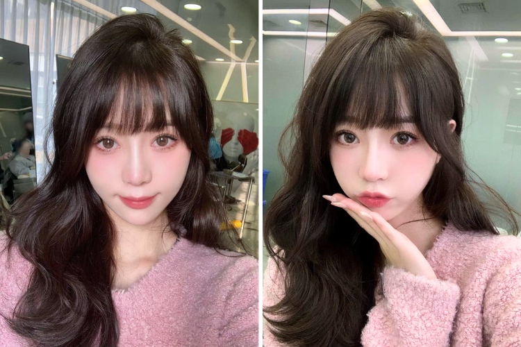 mat dai tran cao hop voi toc xoan loi mai thua