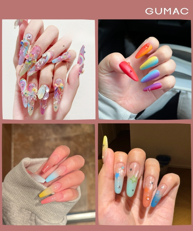 mau nail dai cau vong tuoi sang