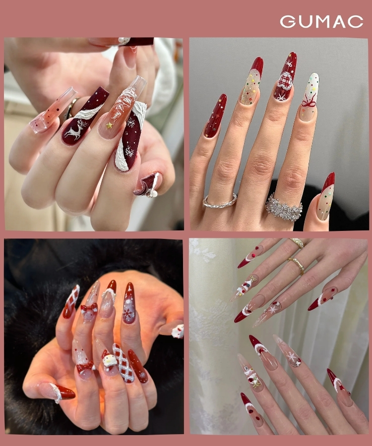 nail dai giang sinh dep