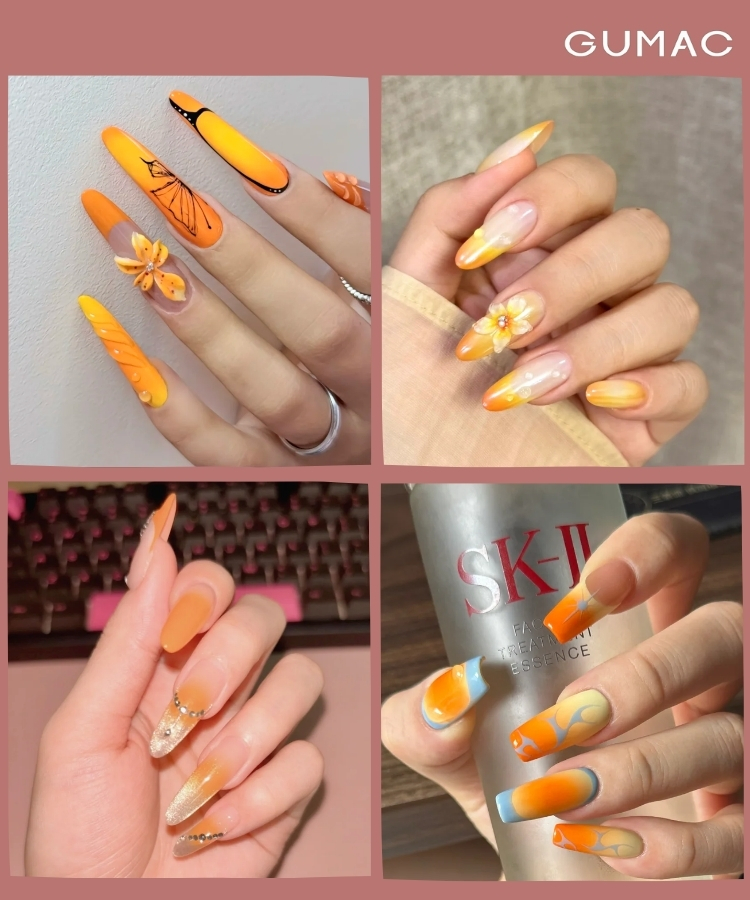 nail dai mau cam noi bat ca tinh