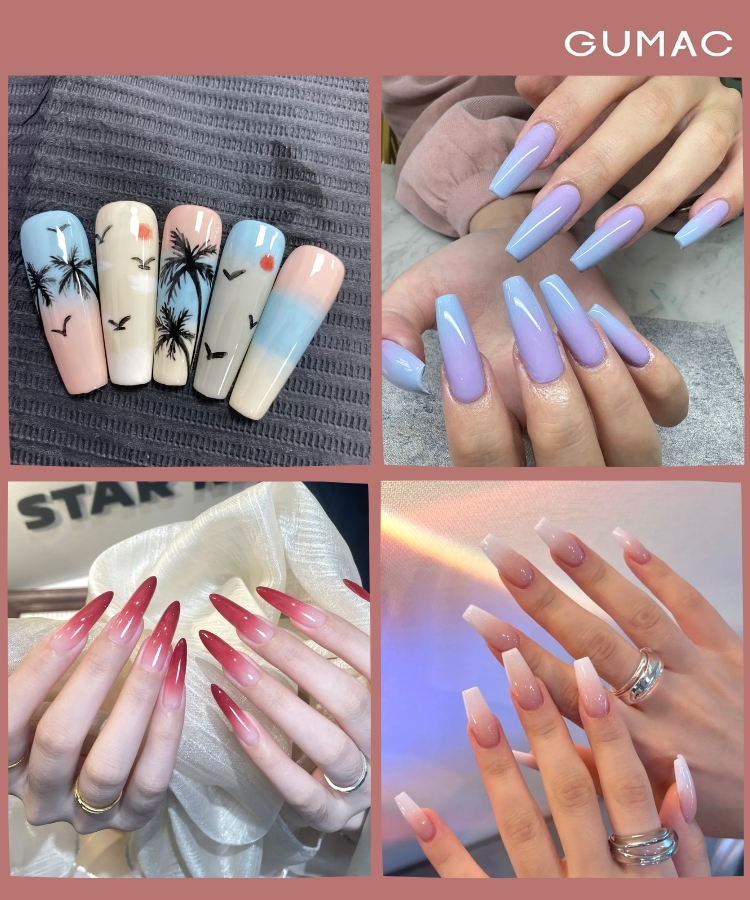 nail dai ombre xu huong