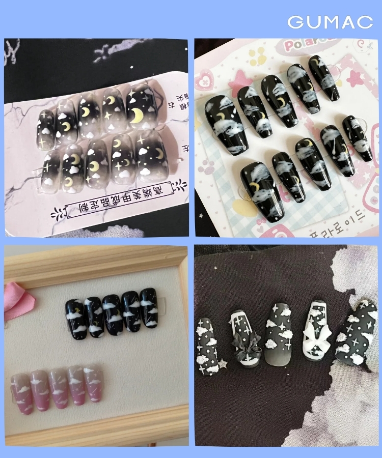 mau nail dam may den