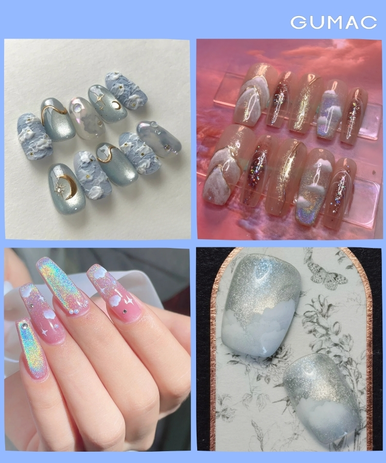 mau nail dam may mat meo