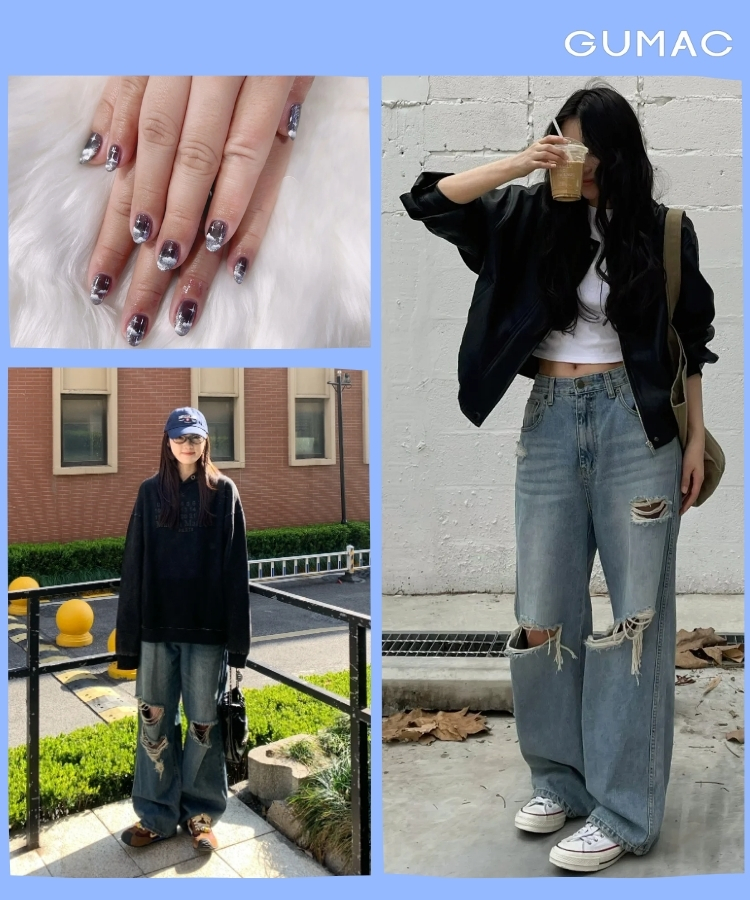 nail dam may phong cach ca tinh