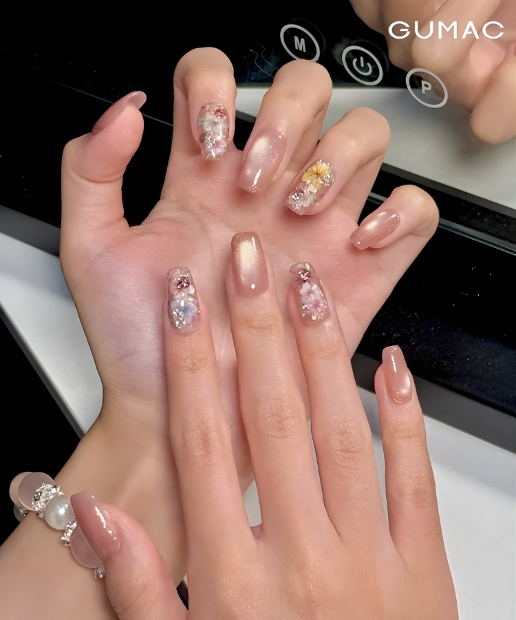 mau nail bot hoa kho dep