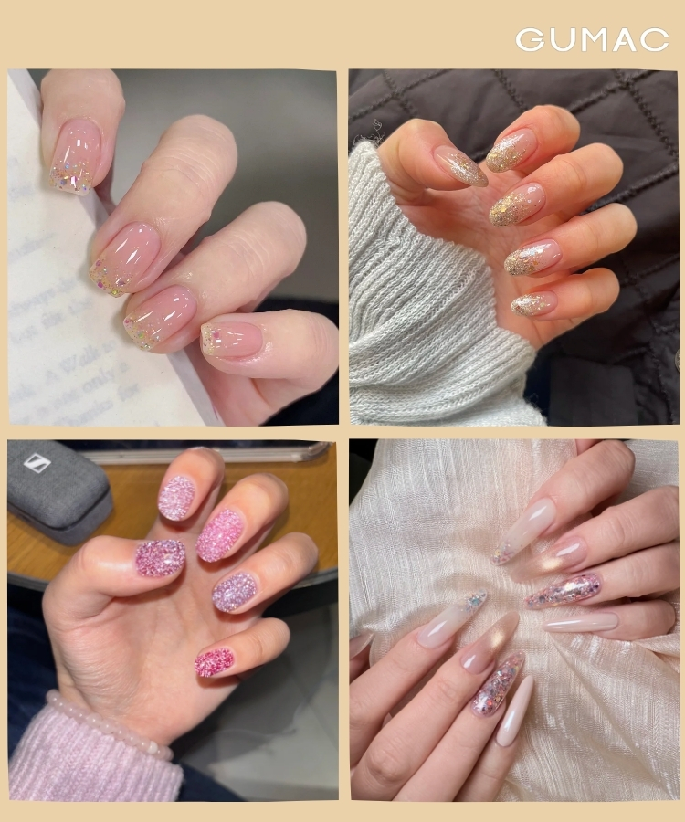 mau nail dap bot nhap nhoang dep