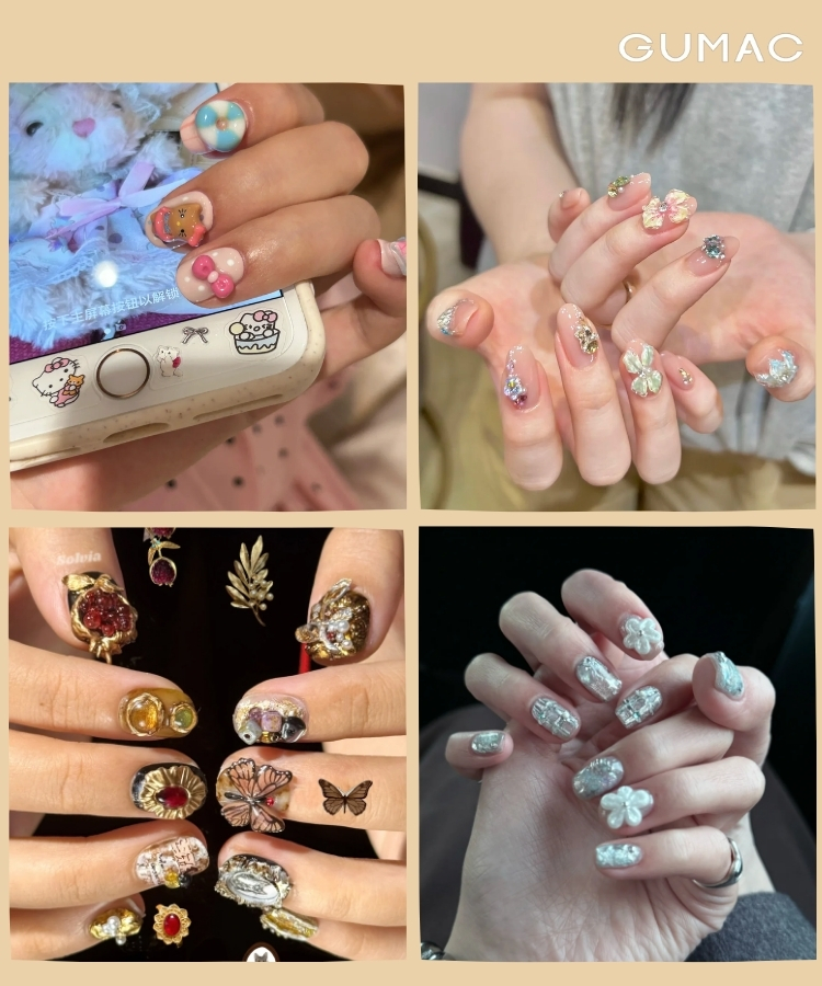 nail dap bot gan charm