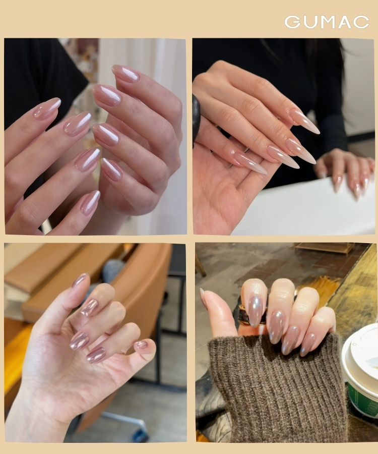 nail dap bot trang guong