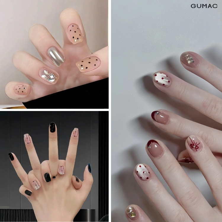 mau-nail-cham-bi-cute-cho-mong-ngan