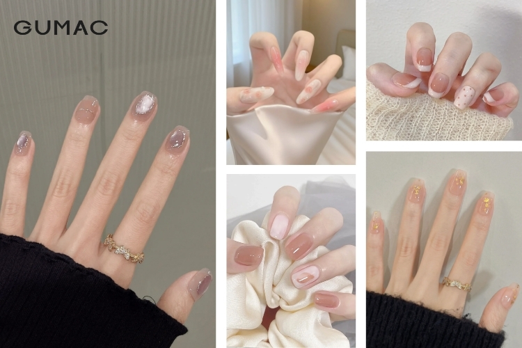 cac mau nail don gian de thuong danh cho hoc sinh sinh vien