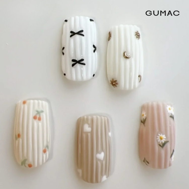 mau nail ke soc don gian