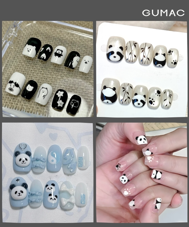 mau nail gau truc