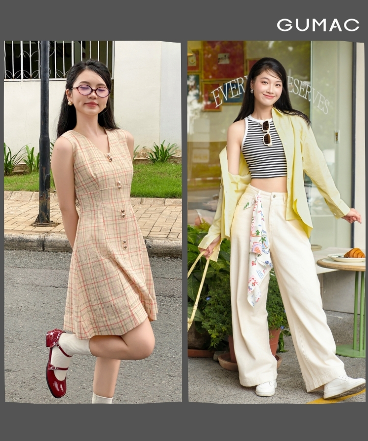 phoi do di choi voi mau nail gau