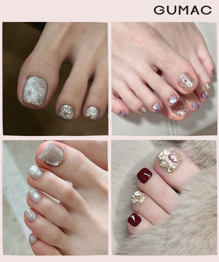 mau nail chan kim tuyen