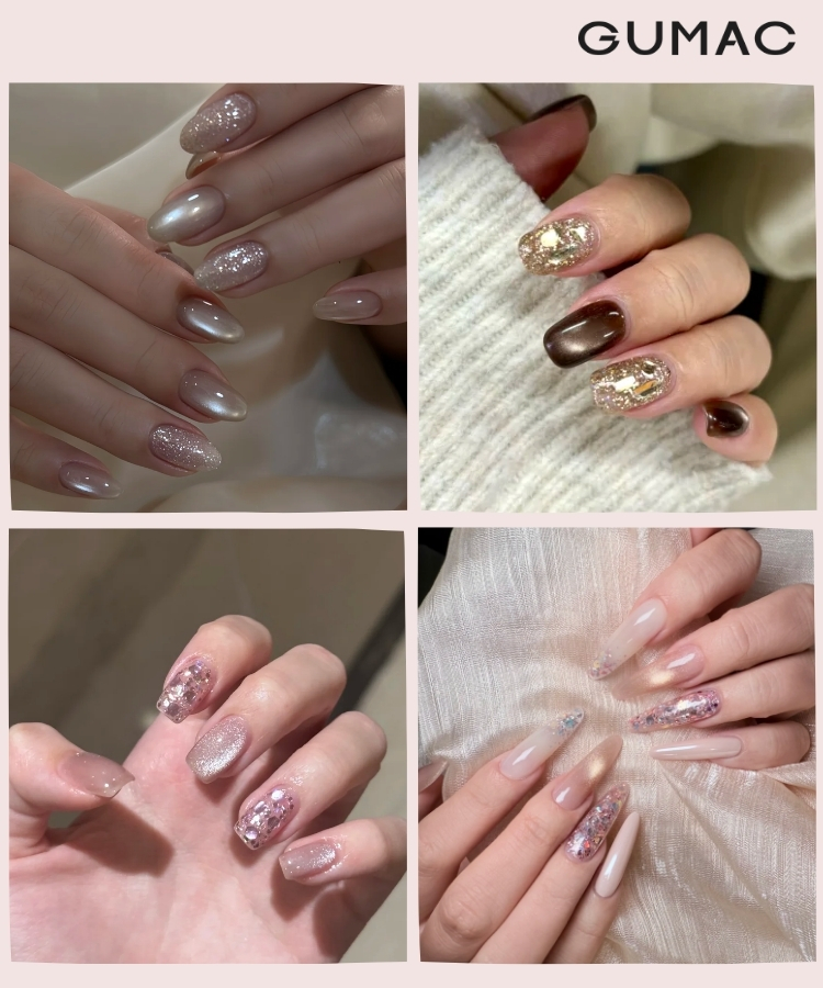 mau nail mat meo ket hop kim tuyen ca tinh
