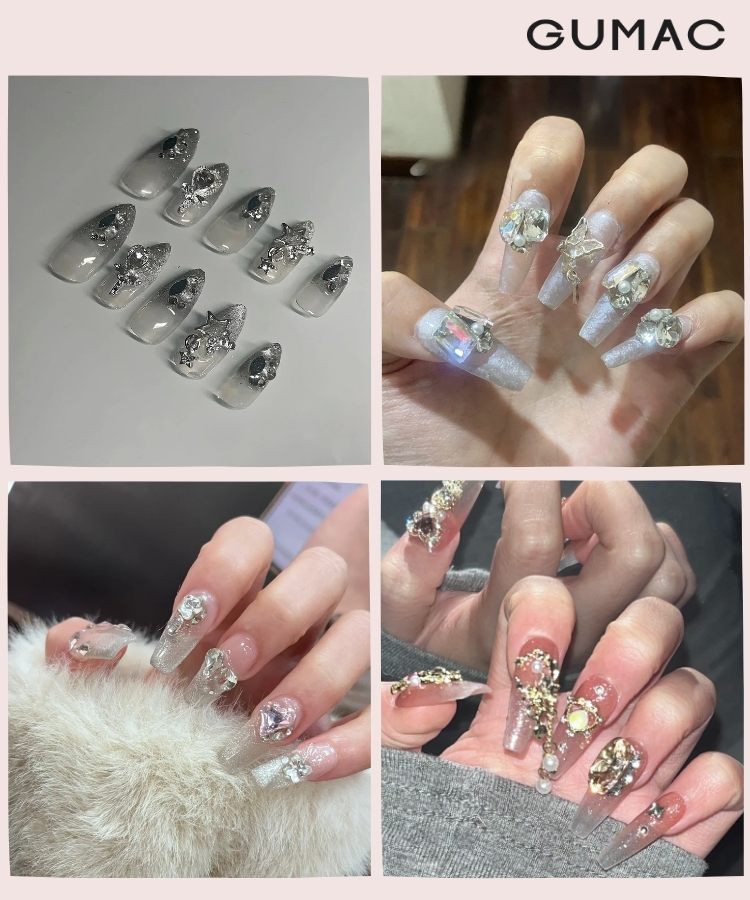 nail kim tuyen gan charm de thuong