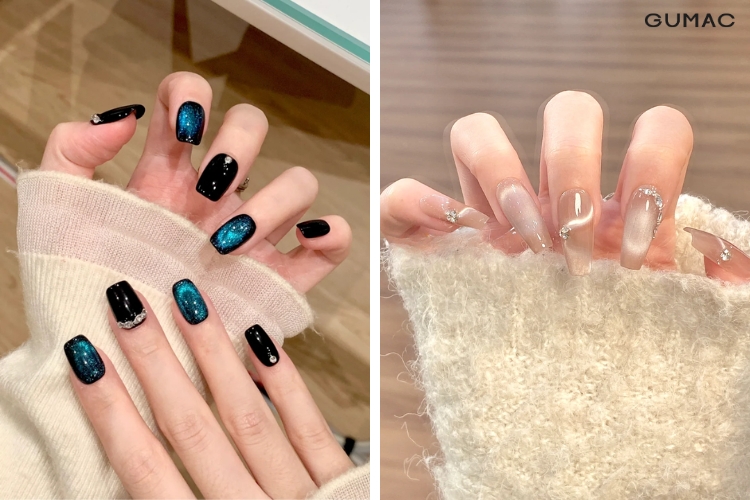 cach phoi do voi nail mat meo sanh dieu