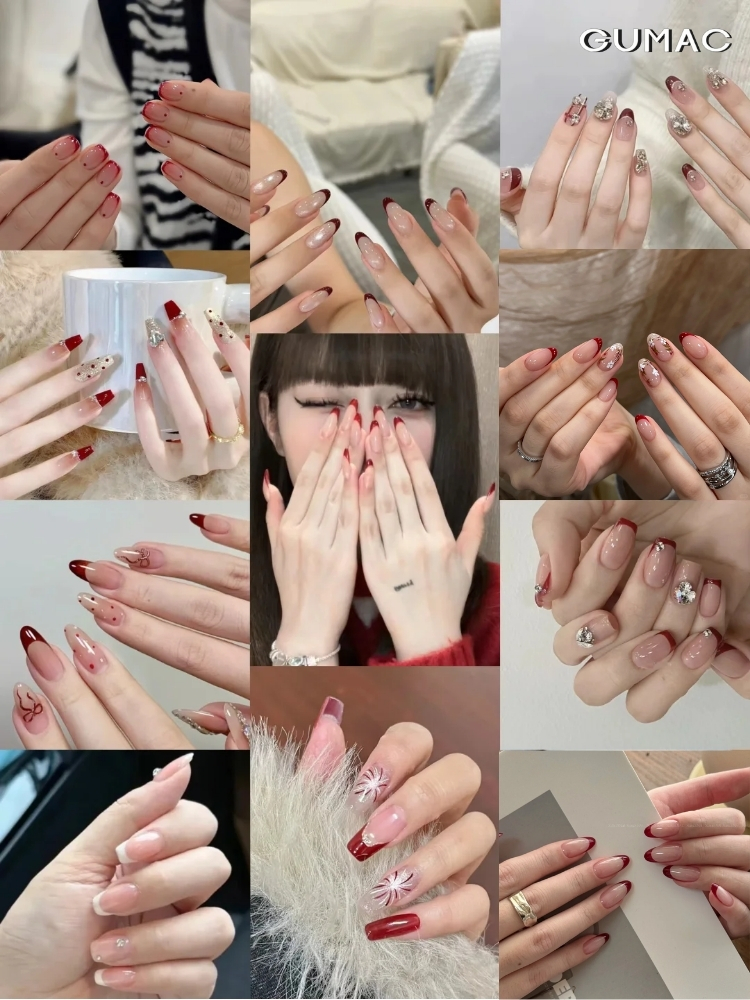 mau nail ke dau mong mau do