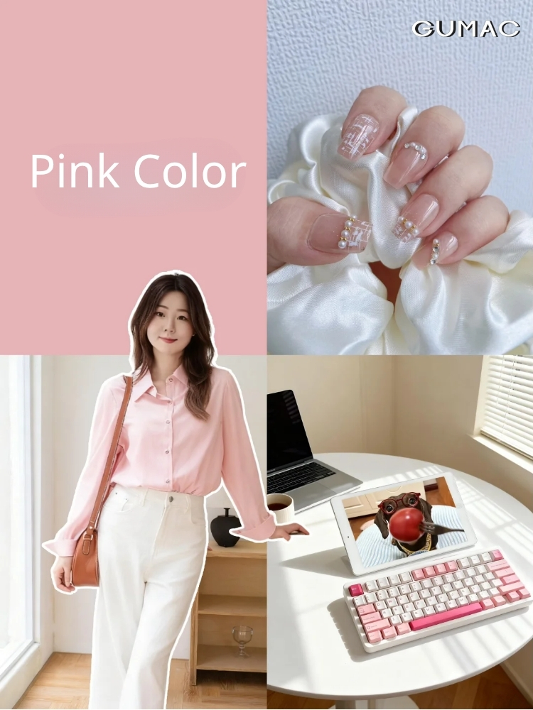 outfit hop tone voi mau nail son dau mong