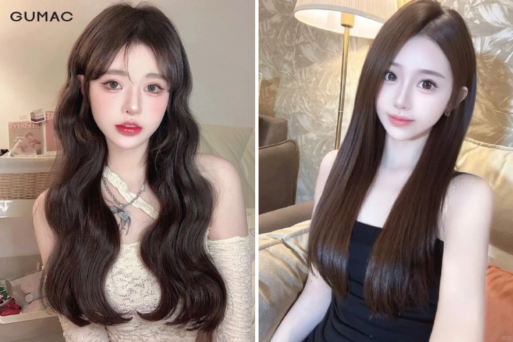 mau toc nu tone nau socola toi