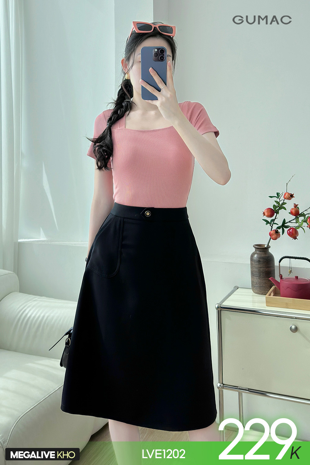 ao so mi chan vay nu gumac tu 229k