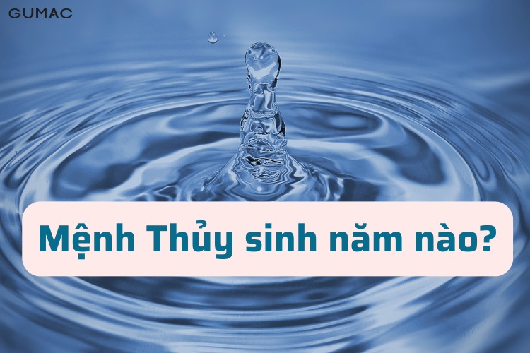 Nữ mệnh Thủy sinh năm nào menh thuy sinh nam nao